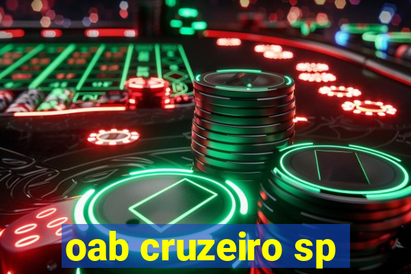 oab cruzeiro sp