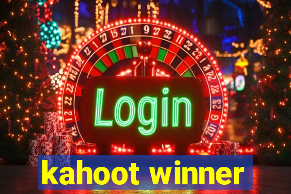 kahoot winner