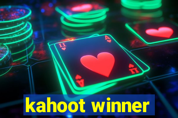 kahoot winner