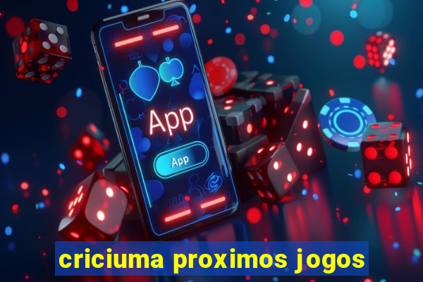 criciuma proximos jogos