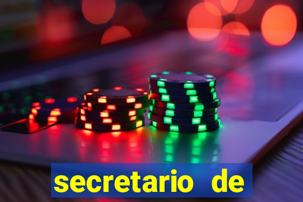 secretario de esporte salario