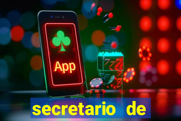 secretario de esporte salario