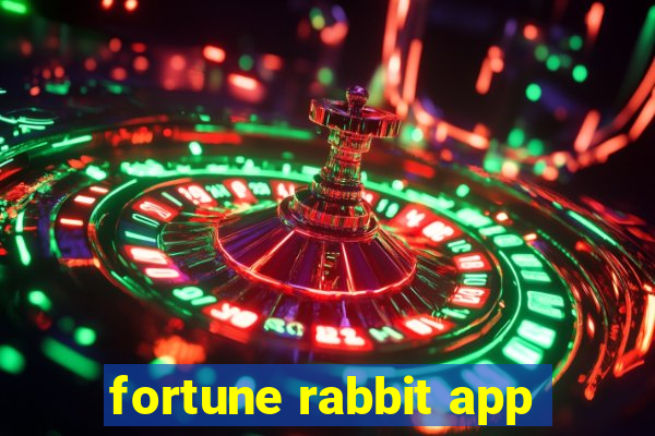 fortune rabbit app