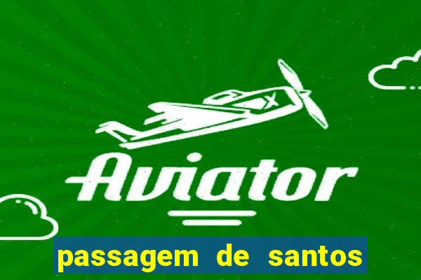 passagem de santos para guarulhos aeroporto