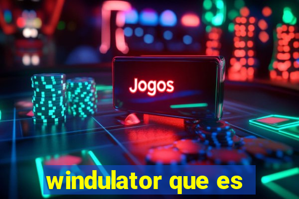 windulator que es