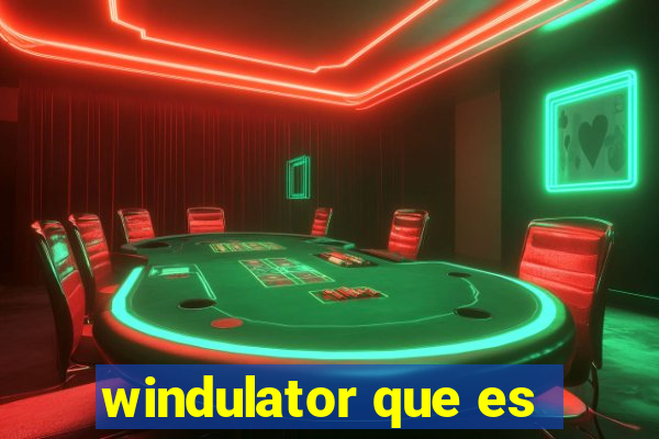 windulator que es