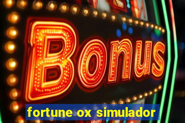 fortune ox simulador