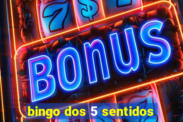 bingo dos 5 sentidos