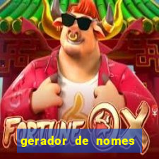 gerador de nomes para jogos