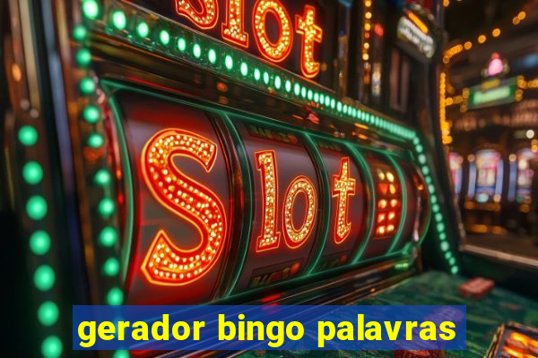 gerador bingo palavras