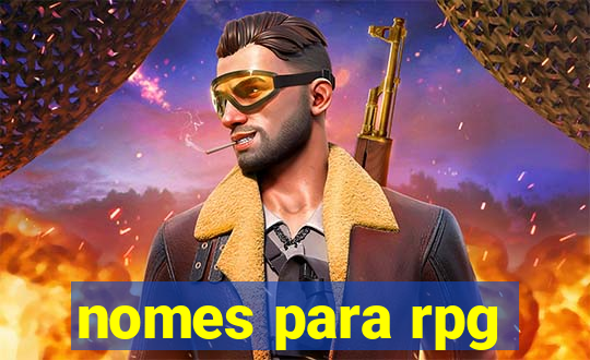 nomes para rpg