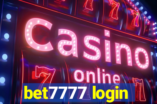 bet7777 login