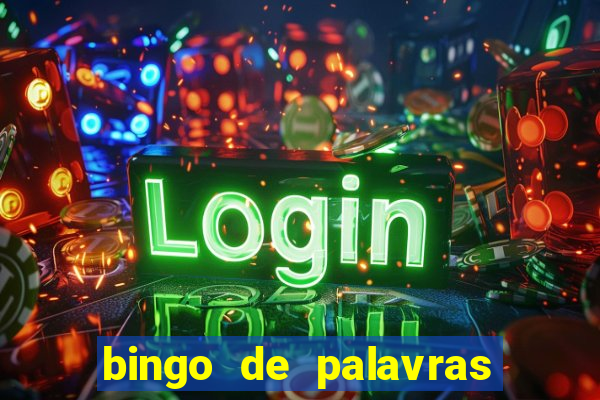 bingo de palavras de natal