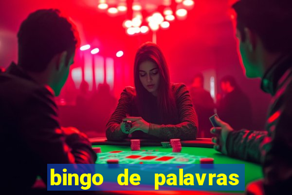 bingo de palavras de natal