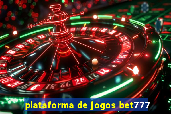 plataforma de jogos bet777