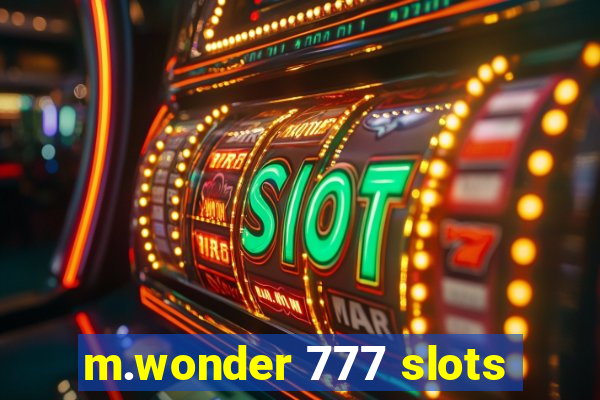 m.wonder 777 slots