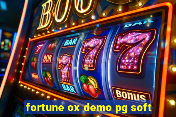 fortune ox demo pg soft