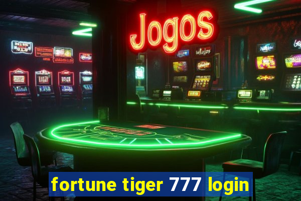 fortune tiger 777 login