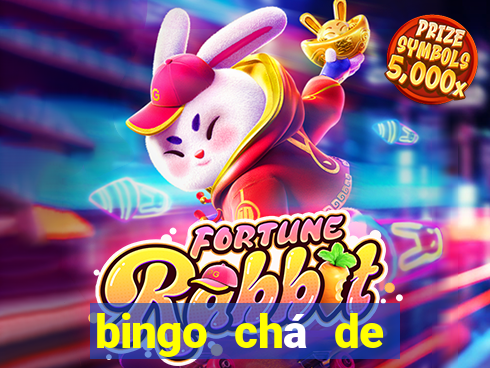 bingo chá de bebê excel