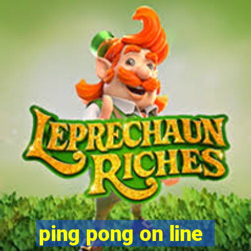 ping pong on line