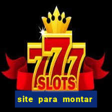 site para montar time de futebol