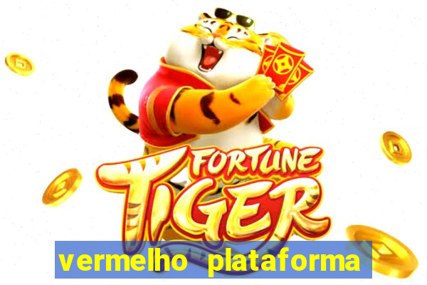 vermelho plataforma de jogos