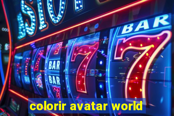 colorir avatar world