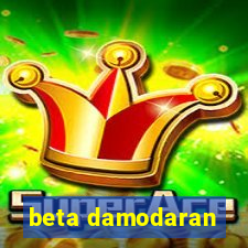 beta damodaran