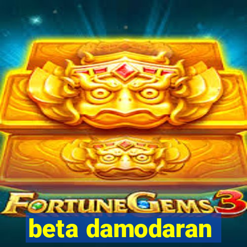 beta damodaran