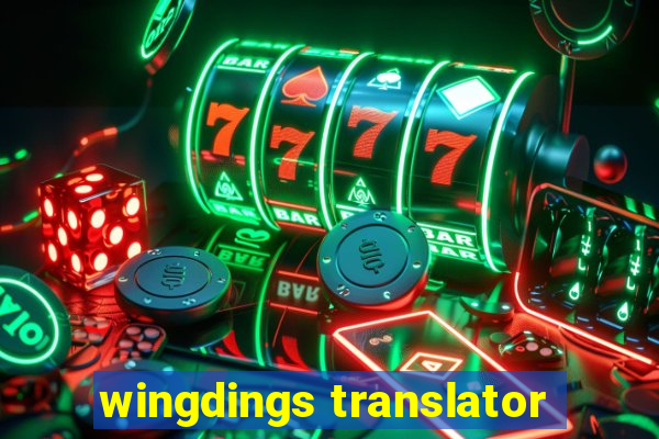 wingdings translator