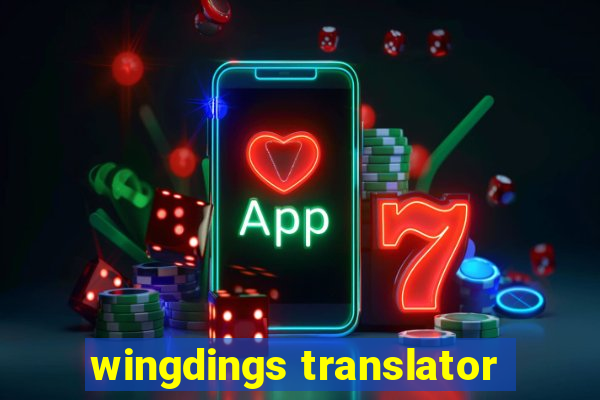 wingdings translator