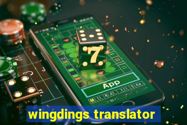 wingdings translator