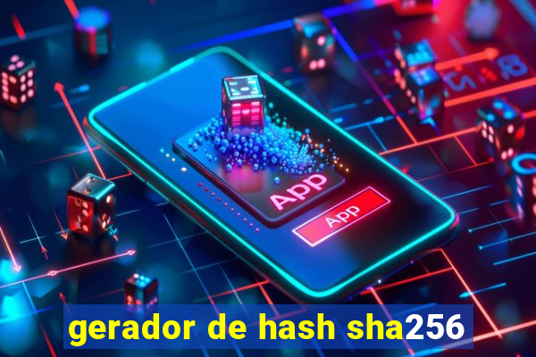 gerador de hash sha256