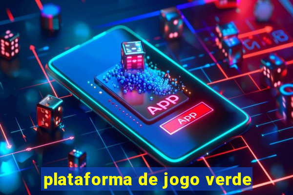 plataforma de jogo verde