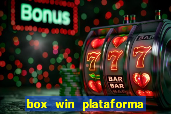 box win plataforma de jogos