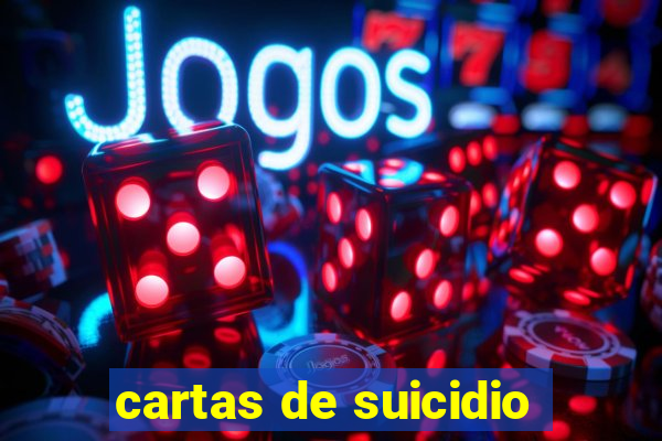 cartas de suicidio