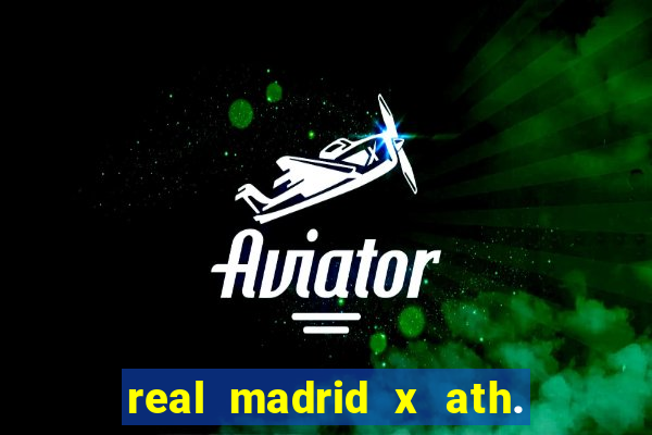 real madrid x ath. bilbao palpite