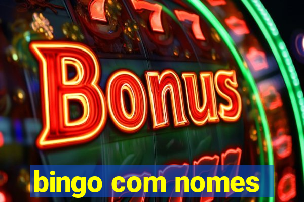 bingo com nomes