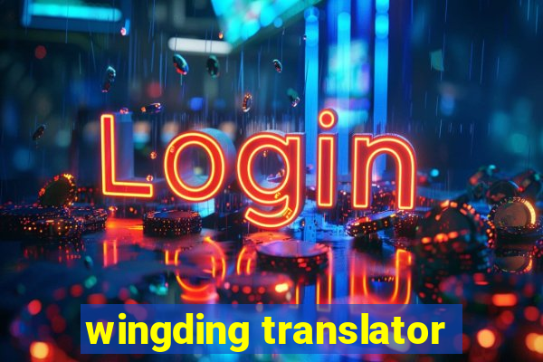 wingding translator