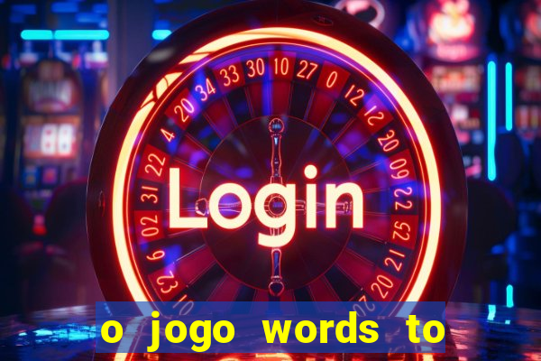 o jogo words to win paga mesmo