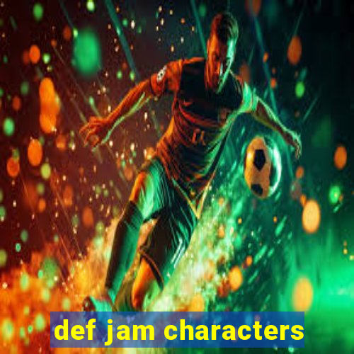 def jam characters