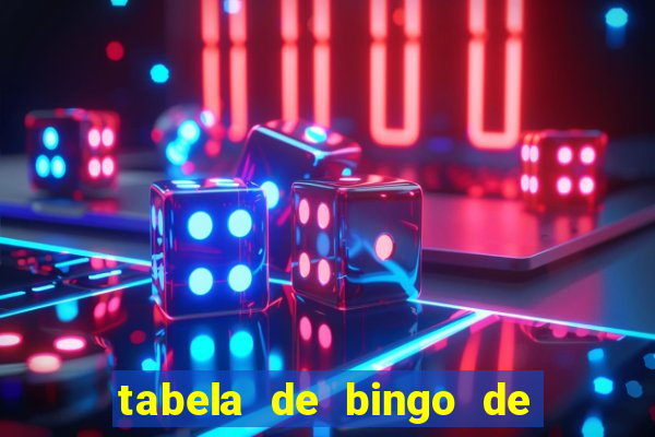 tabela de bingo de 1 a 100