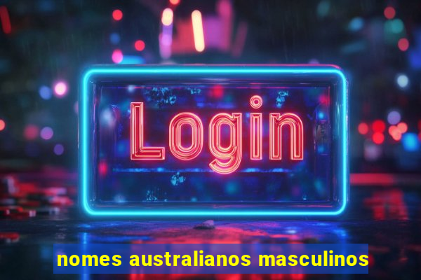 nomes australianos masculinos