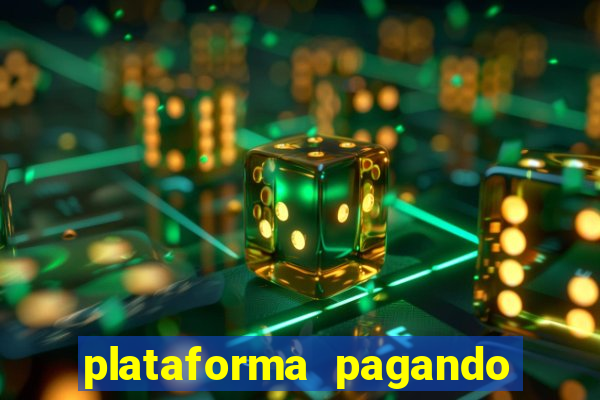 plataforma pagando bem hoje