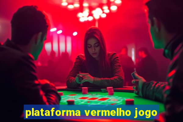 plataforma vermelho jogo