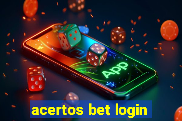 acertos bet login