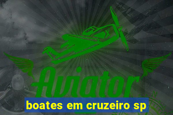 boates em cruzeiro sp