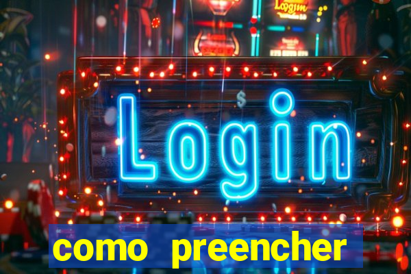 como preencher recibo de pagamento