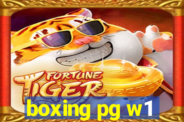 boxing pg w1