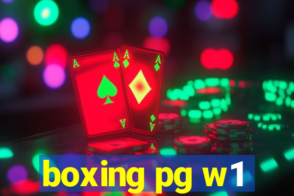 boxing pg w1